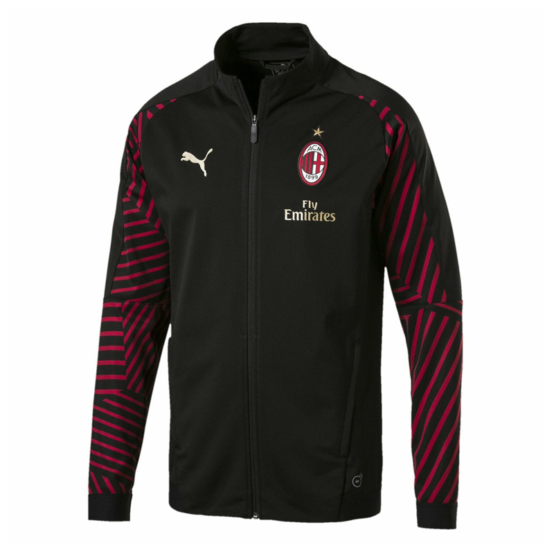 BAJU FOOTBALL PUMA AC Milan Stadium Jacket